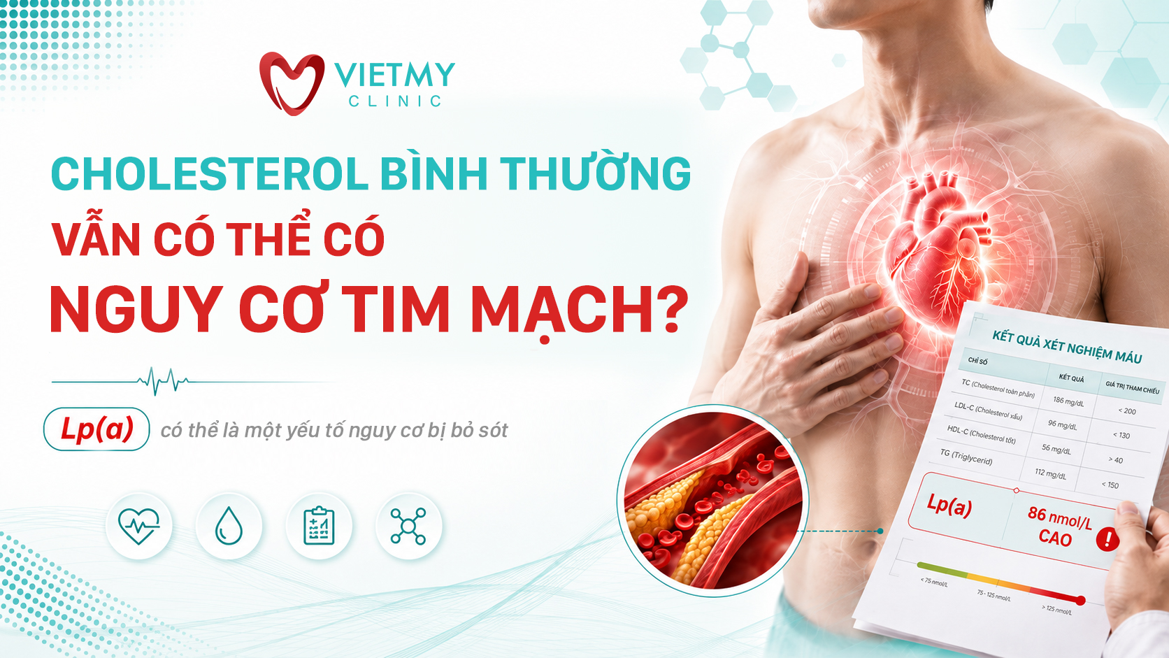 ALT: Cholesterol bình thường vẫn có thể có nguy cơ tim mạch do Lp(a) cao