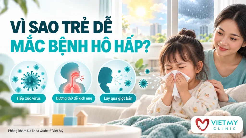 Nguyên nhân khiến trẻ dễ mắc cảm cúm khi thời tiết giao mùa
